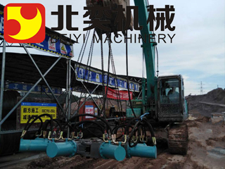 破樁機永康東客運站破樁案例